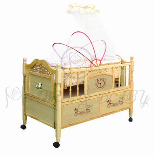 WOODEN COT 6312