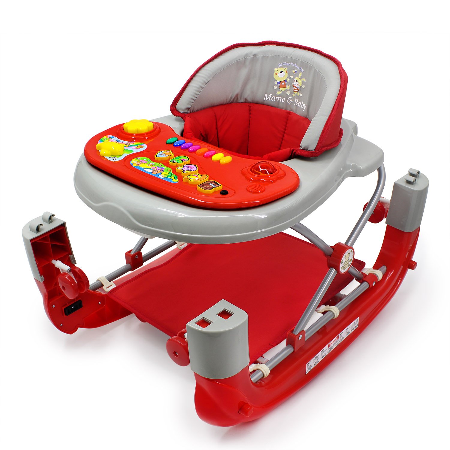 2IN1 RED GRAY WALKER T1079H Taiwan Made