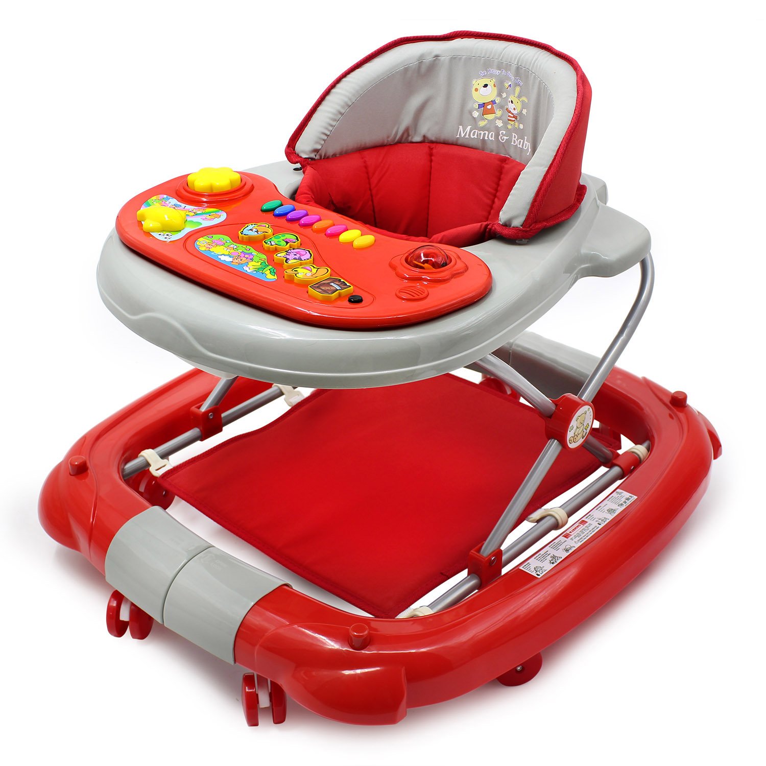 2IN1 RED GRAY WALKER T1079H Taiwan Made