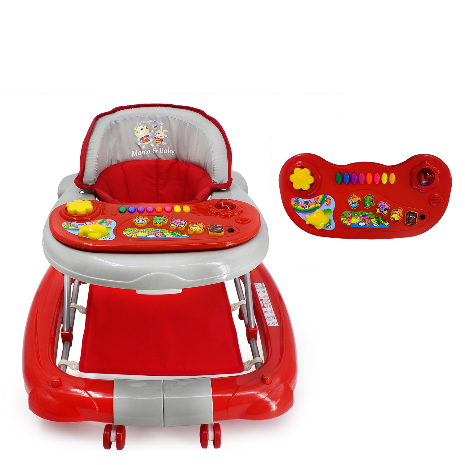 2IN1 RED GRAY WALKER T1079H Taiwan Made