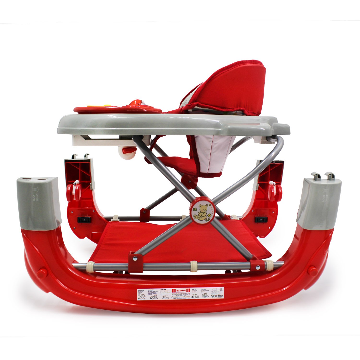 2IN1 RED GRAY WALKER T1079H Taiwan Made