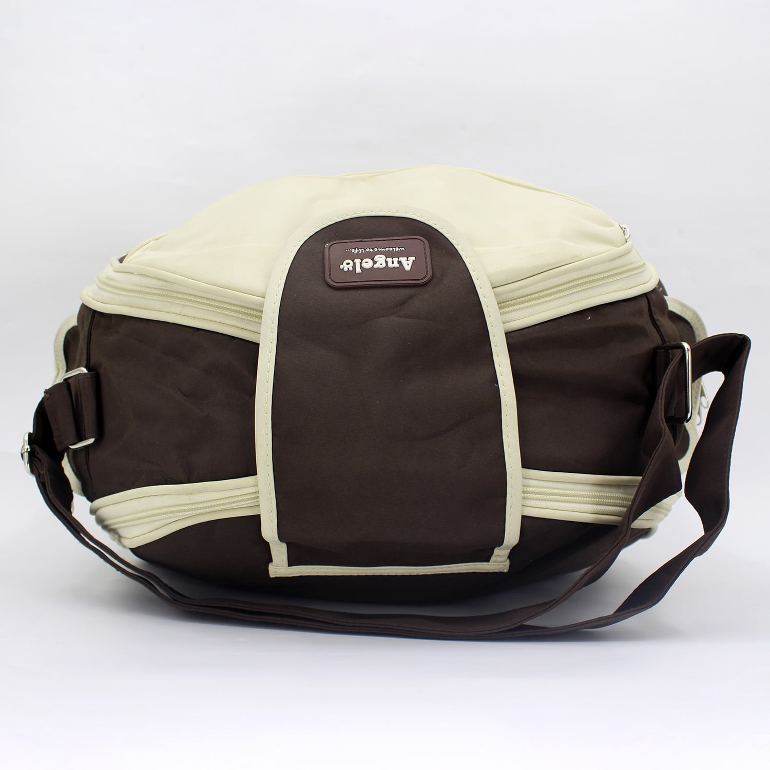 BABY BAG ANGELA HIDE & SEEK RED & BROWN 8836