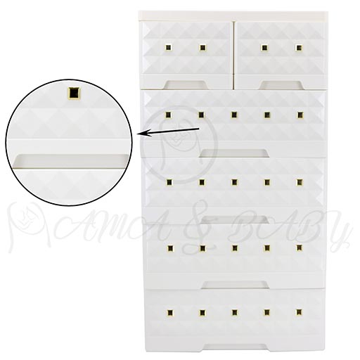 4+2 DRAWERS BUTTON 8175