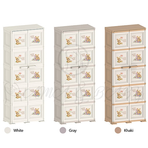 5 LAYERS CUPBOARD CUTE BEAR 78415