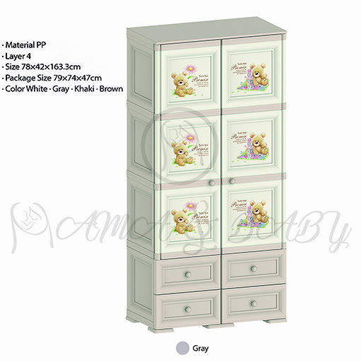4+3 LAYER CUTE BEAR 79413B