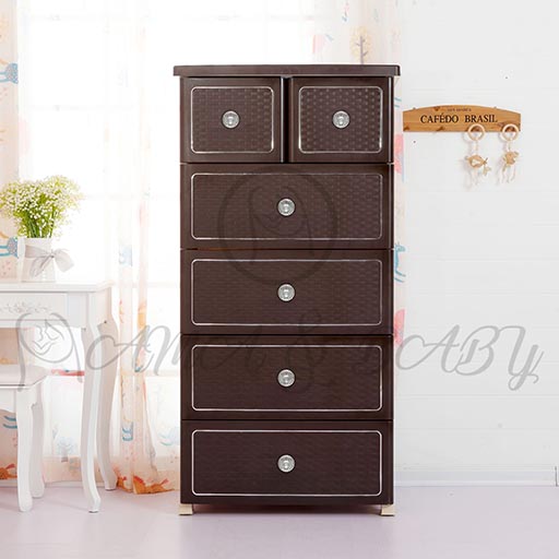 4+2 JUMBO DRAWER CHINESE COFFEE BROWN NA-665812