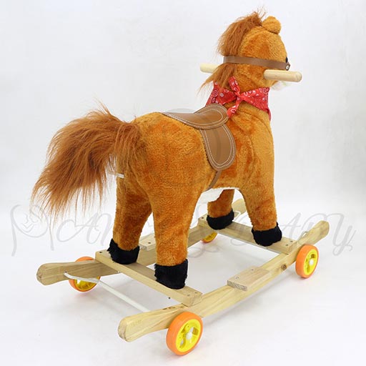 ROCKING HORSE WITH WHEEL SMALL 011+M