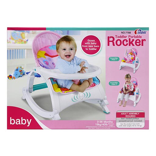 7788 PINK BABY ROCKER