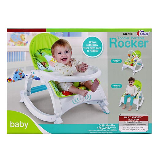 7988 GREEN BABY ROCKER