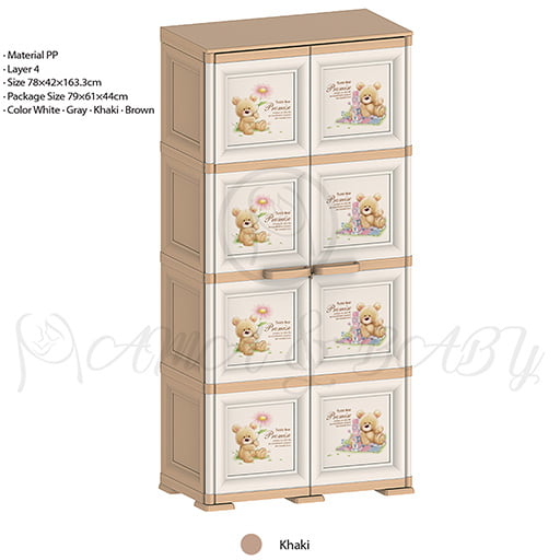 4 LAYER CUTE BEAR 78414