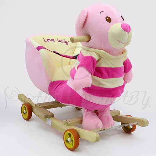 CRS 2345-14 PINK BEAR ROCKING SEAT 21-7