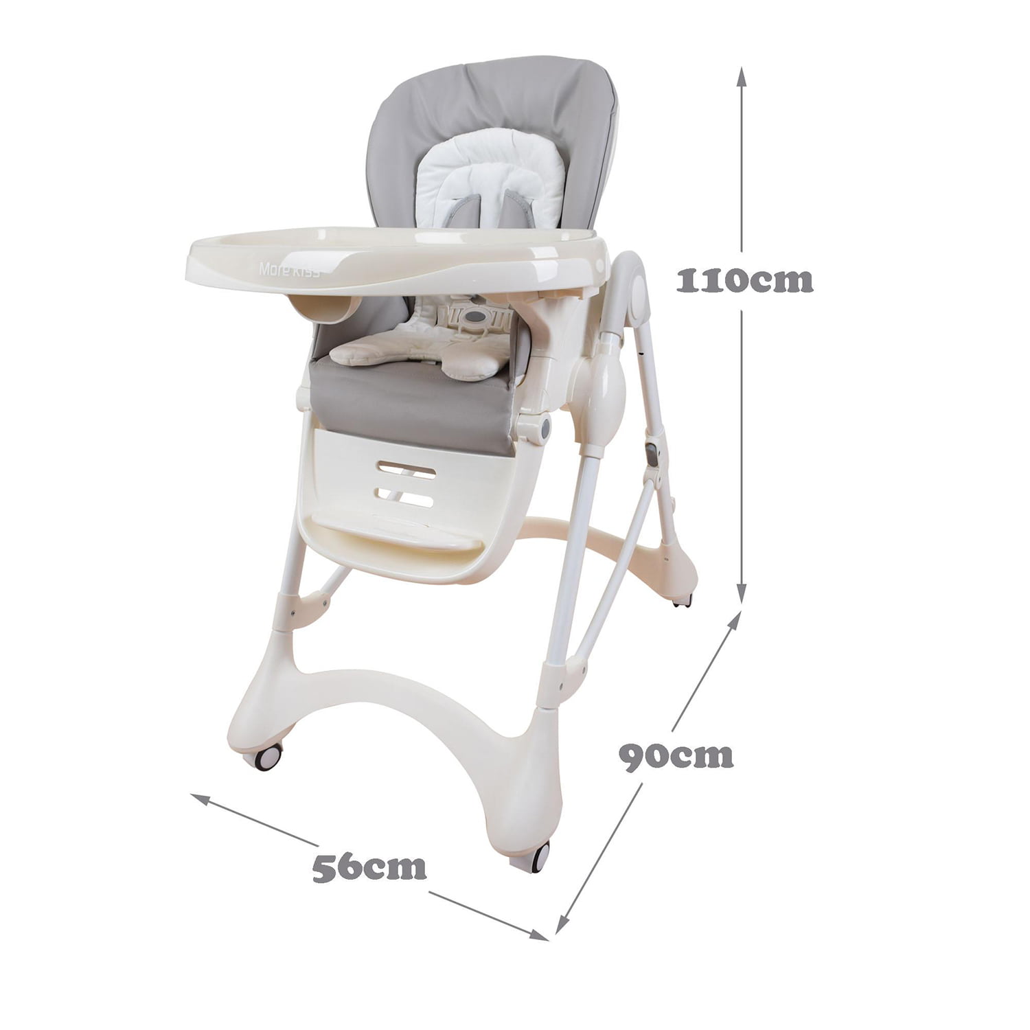 E-102S GRAY HIGH CHAIR