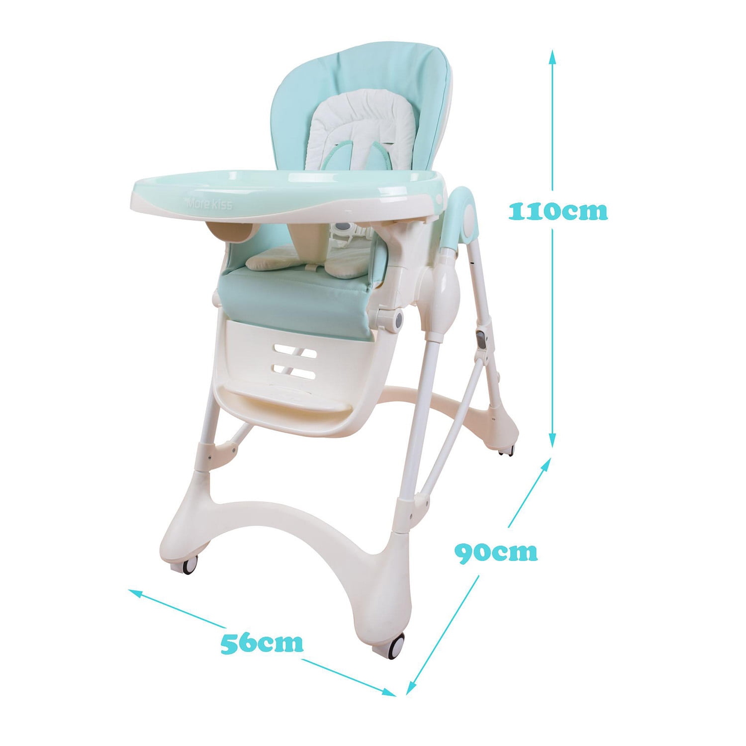 E-102S BLUE HIGH CHAIR