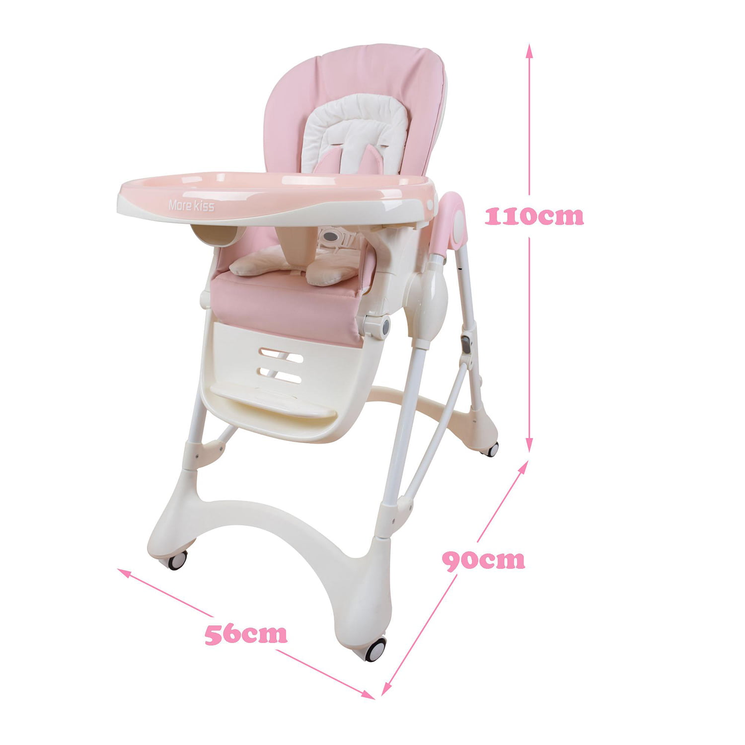E-102S PINK HIGH CHAIR