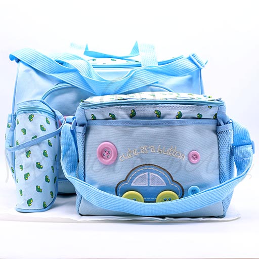 MOTHER BAG JEANS CUTE BOTTON 3PCS SET M&B