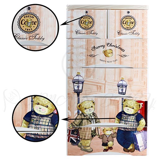 4+2 DRAWER EUROPEAN BEAR 6795
