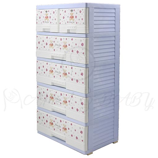 4+2 DRAWER FLORAL BEAR 6415