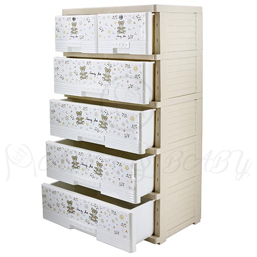 4+2 DRAWER KHAKKI BEAR 6225