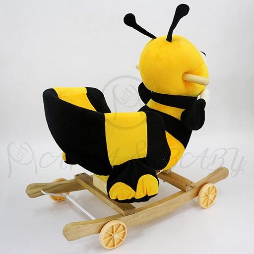 ROCKING HONEY BEE WITH WHEEL DRY-8117