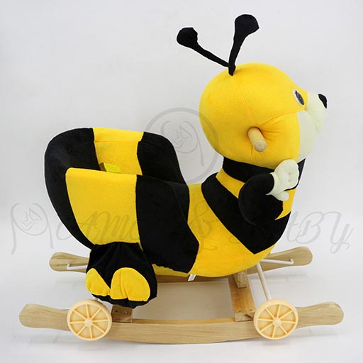 ROCKING HONEY BEE WITH WHEEL DRY-8117