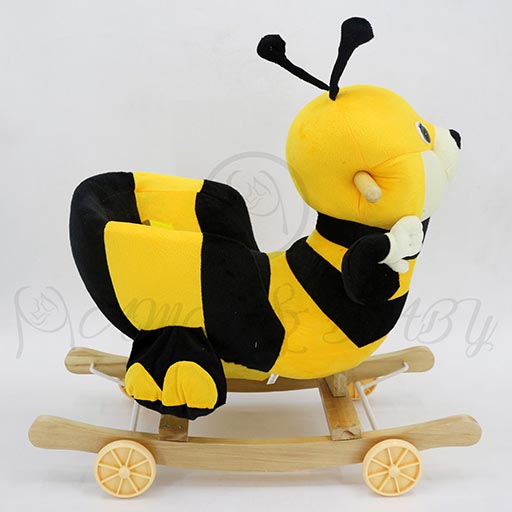 ROCKING HONEY BEE WITH WHEEL DRY-8117