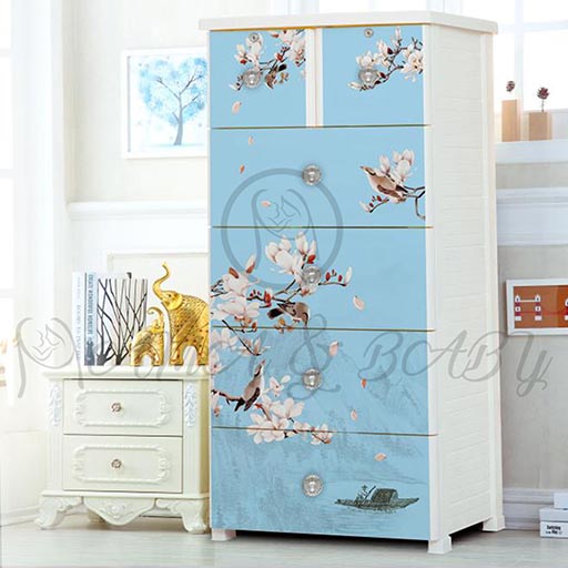 4+2 JUMBO DRAWER MAGNOLIA LIGHT BLUE NA-665869