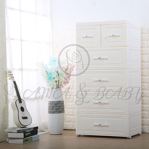 4+2 DRAWER SIMPLE PEARL WHITE NA-B585288