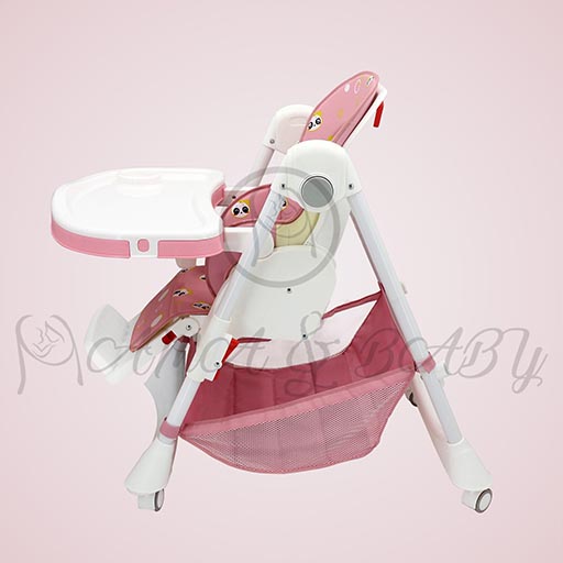 1015-C PINK PANDA (19-5) ADJUSTABLE HIGH CHAIR