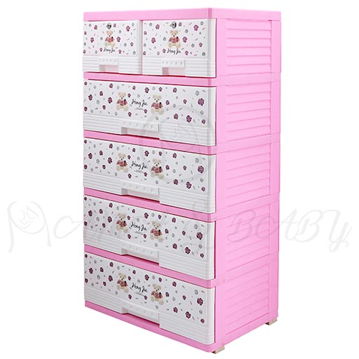 4+2 DRAWER FLORAL BEAR 6415