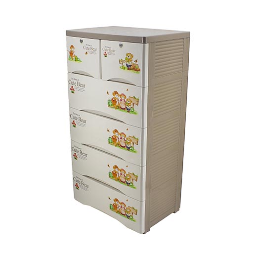 4+2 DRAWERS CUTE BEAR 160A5