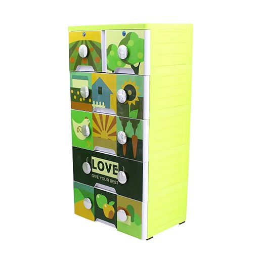 4+2 DRAWERS HANDLE LOVE 2105B
