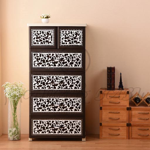 4+2 JUMBO DRAWER TONGHUA COFFE BROWN NA-665121