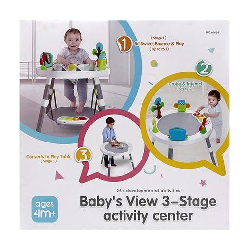 BABYS VIEW 3-STAGE ACTIVITY CENTER AY666 ACTIVITY+JUMPER