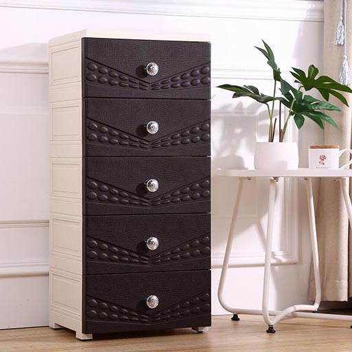5 LAYERS DRAWERS SHANGYA CONTINENTAL COFFEE BROWN 395562