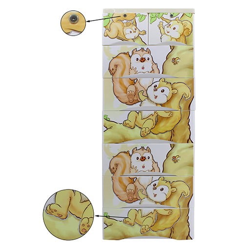 5887 SQUIRREL 6+2 DRAWER