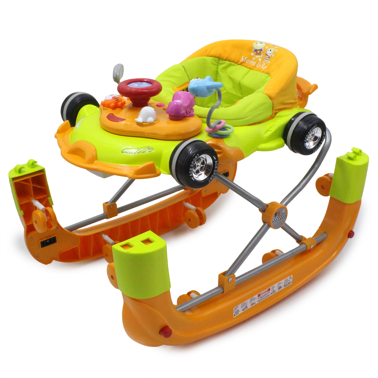 T1088H 4IN1 WALKER ORANGE GREEN