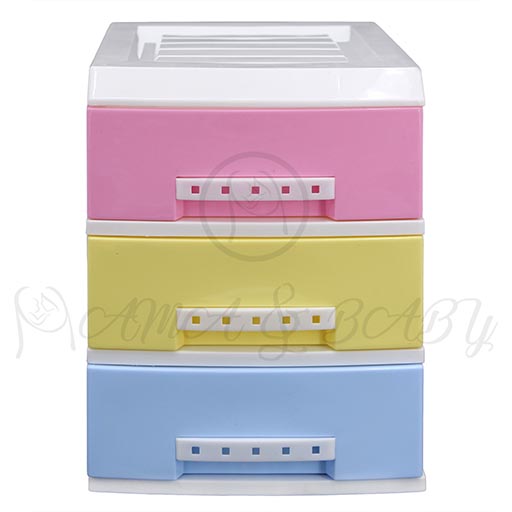 3LAYER MINI DRAWERS WITH HANDLE MULTI COLOUR HD172337