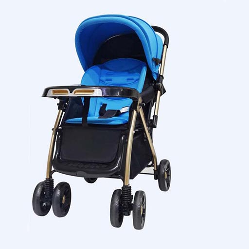 BABY STROLLER (BLUE)TRAVEL COMFORTABLY C2-262