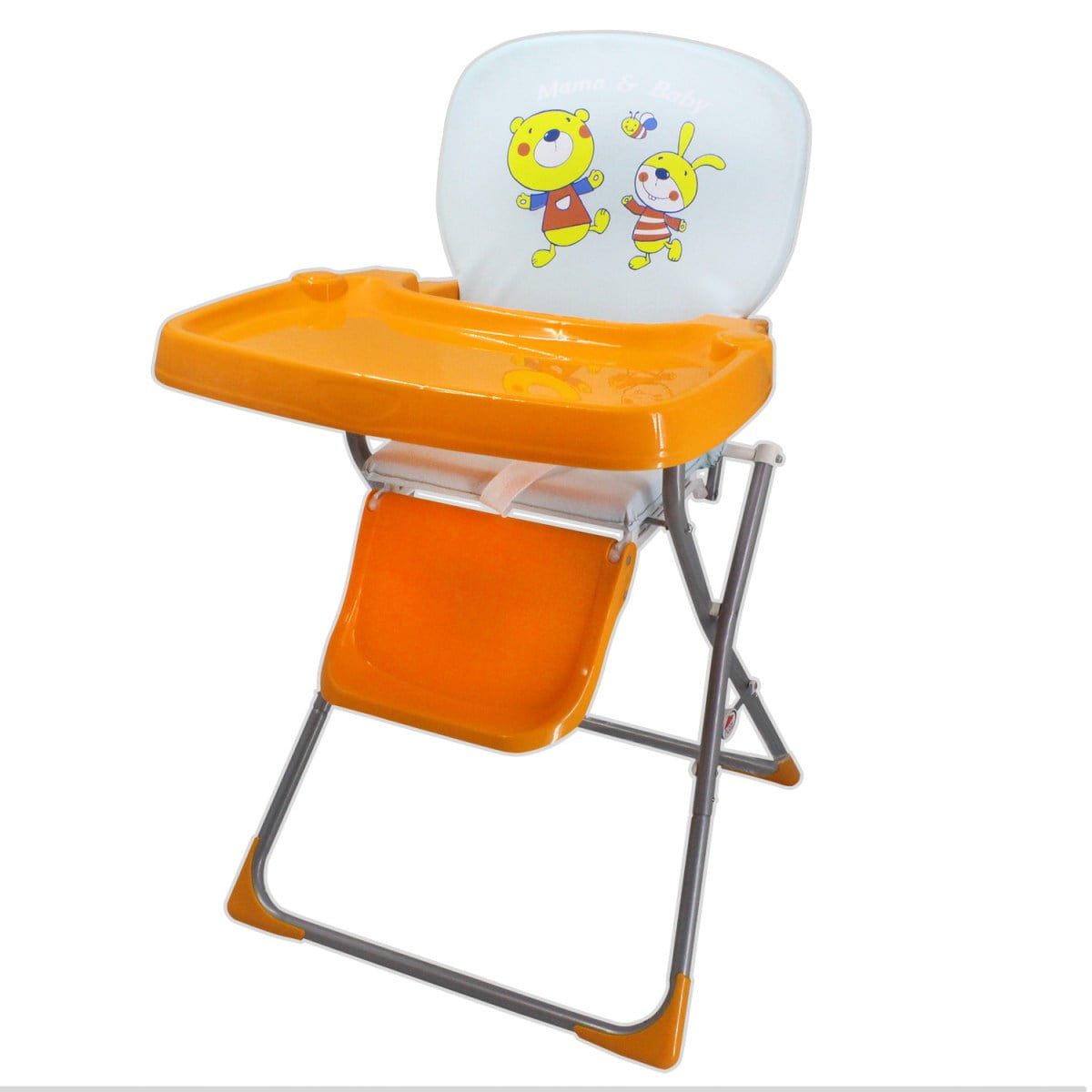 TH311N ORANGE/BLUE HIGH CHAIR TAIWAN MADE