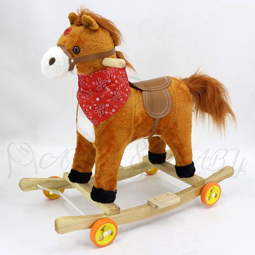 ROCKING HORSE WITH WHEEL SMALL 011+M