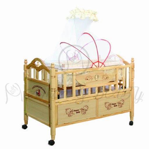 WOODEN COT 6316