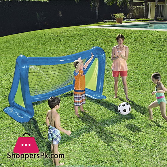 Bestway Inflatable Football Door with 1 Ball and Side Sprayers - 52215