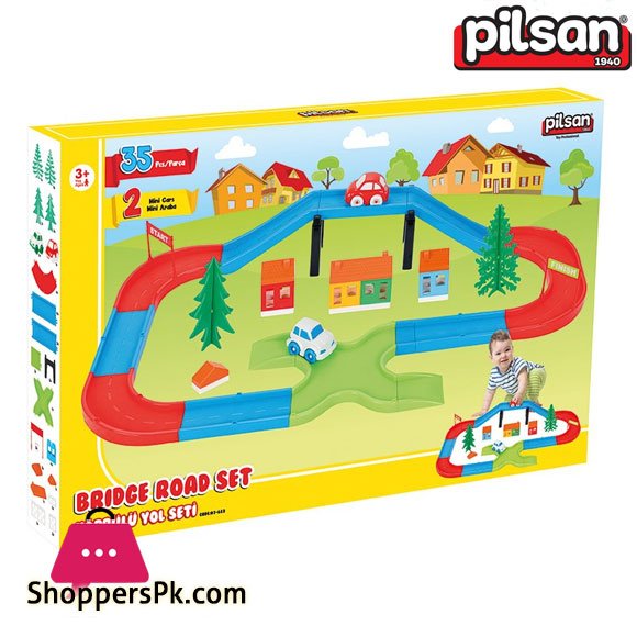 Pilsan Track Garage Set 35 Pcs Turkey Made 07-683