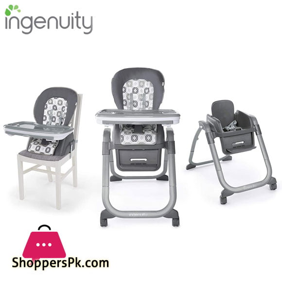 Ingenuity SmartServe 4-in-1 High Chair with Swing Out Tray