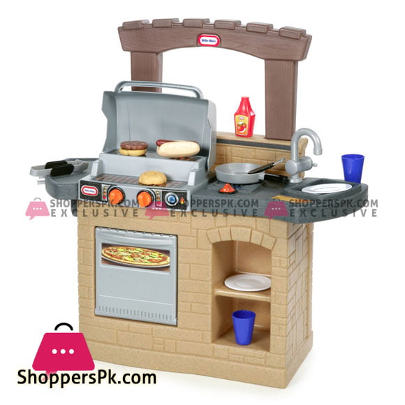 Little Tikes Cookn Play Outdoor BBQ Kids Play Kitchen Set LT633911