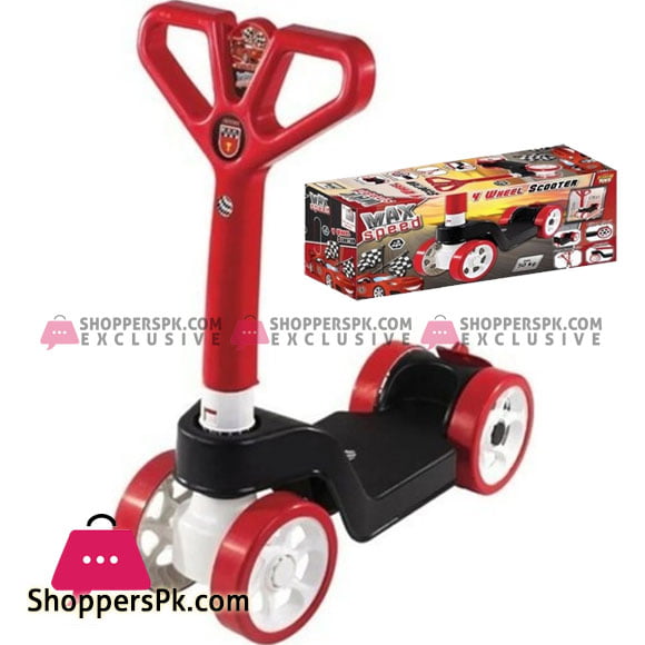 Max Speed 4 Wheel Scooter 3+Year Turkey Made FR58642