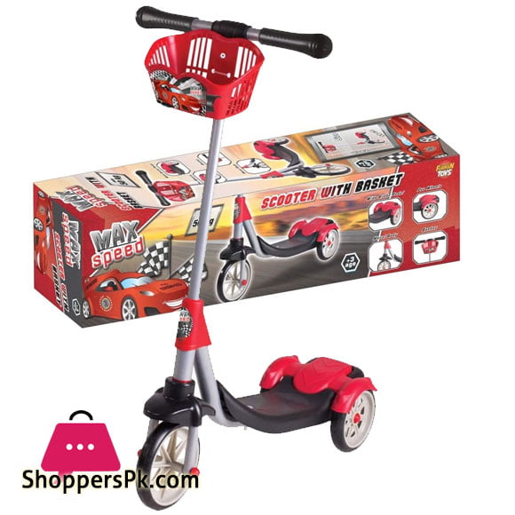 Speed Wheels Max Scooter with Basket Turkey Made FR58321