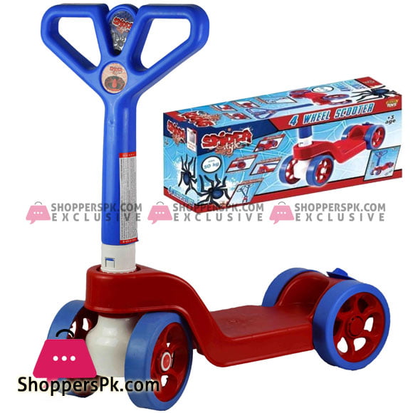 Spider Man 4 Wheel Scooter 3+Year Turkey Made FR58659