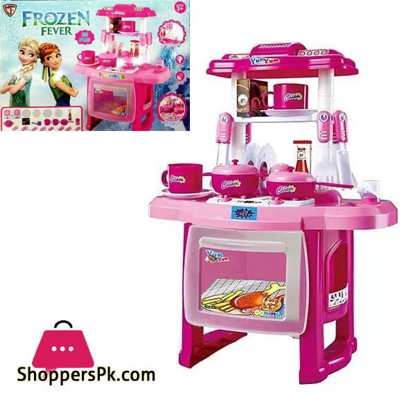 Frozen Kitchen Set with Light Music 35 Pcs