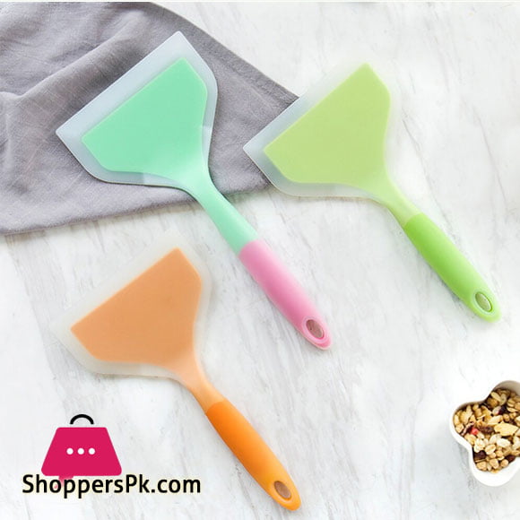 Heat Resistant Multifunction Non-stick Pan Silicone Cooking Spatula Turner Shovel Kitchen Cooking Utensils For Bakery Home Kitchen 1 Pcs